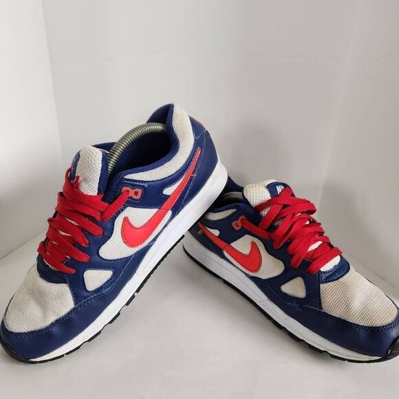 Nike Air Span 2 'Blue Void' AH8047-404 Mens Size 7.5 Sneakers Blue White - Picture 1 of 11